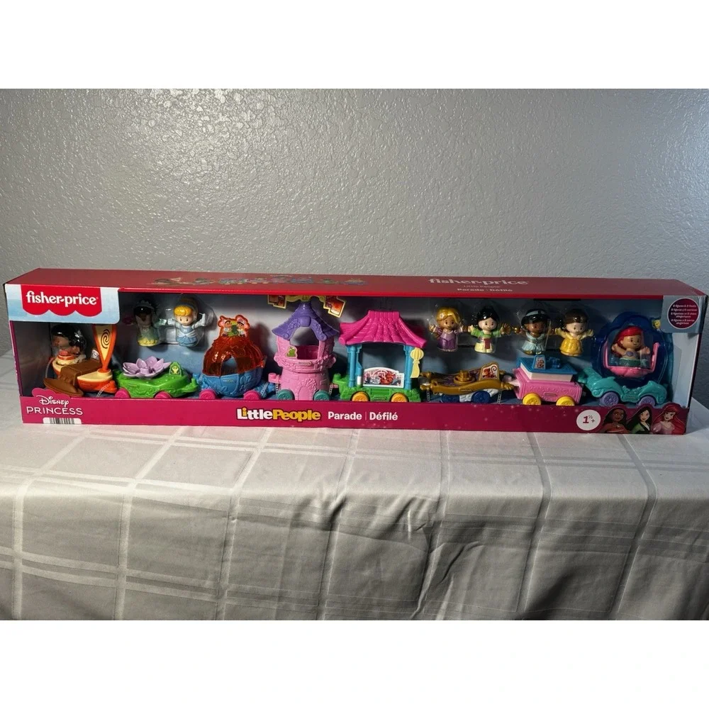 *NEW* Fisher Price Little People Disney Princess Parade Float 16 Pieces